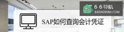 SAP怎么样查看会计凭证