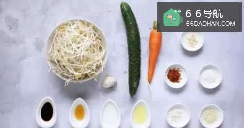 凉拌绿豆芽,清脆爽口又下火