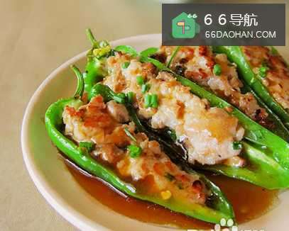 【家常菜】青椒酿肉做法