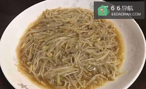 蒜蓉炒金针菇的做法