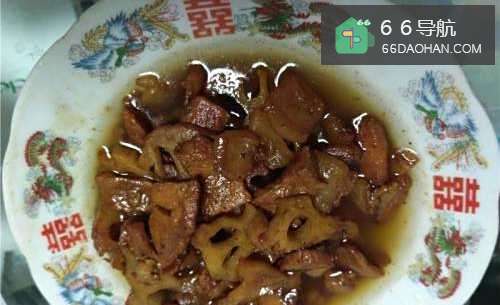 家常菜藕片烧肉