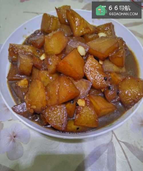 家常炖冬瓜菜