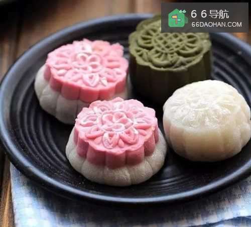 自制红豆冰皮 月饼