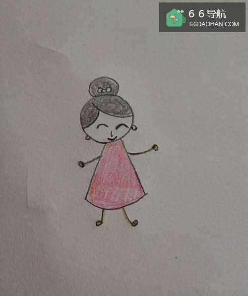 母亲节妈妈的简笔画