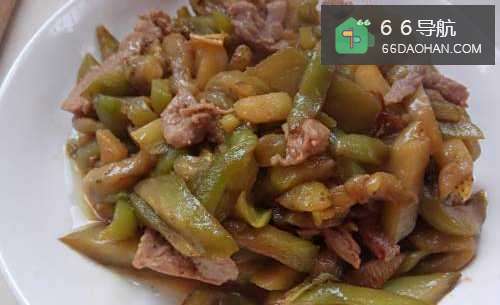 茄子炒肉丝的家常做法