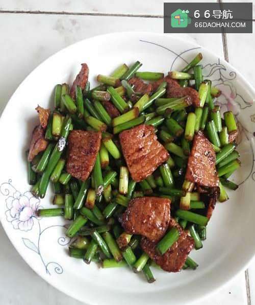 瘦肉蒜薹怎样炒
