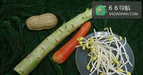 【豆芽拌莴笋】简单做法
