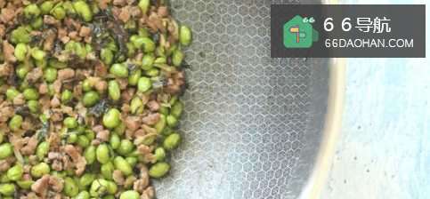 教你做橄榄菜肉末毛豆