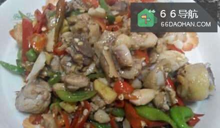 辣椒爆炒鸡腿肉 家常菜