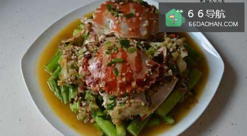 家常菜谱·鲜美多汁的花蟹芦笋