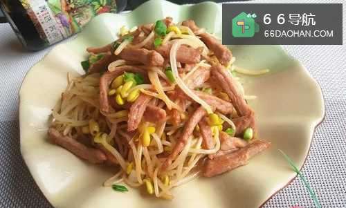 肉炒豆芽怎么样做