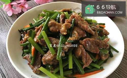 韭菜花炒瘦肉的家常做法