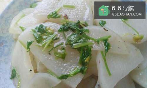 如何清炒白萝卜的做法