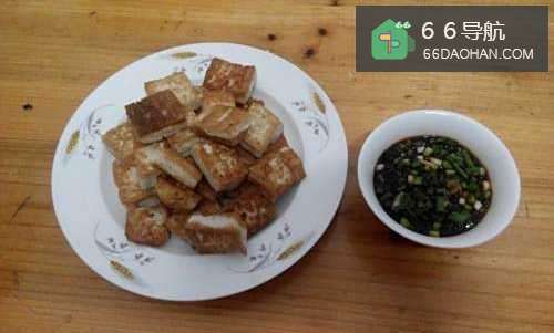 街头小吃在家做之DIY煎豆干