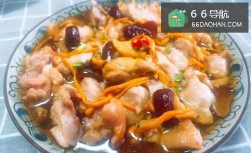 虫草花蒸鸡腿做法