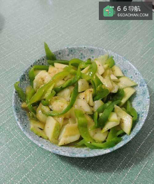 青椒炒笋瓜怎么做?