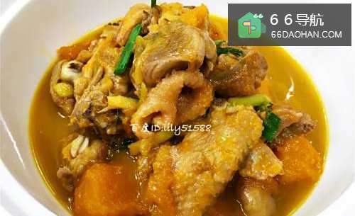 鸡肉焖南瓜的家常做法