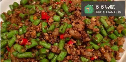 超简单的家常下饭菜猪肉末辣炒豆角
