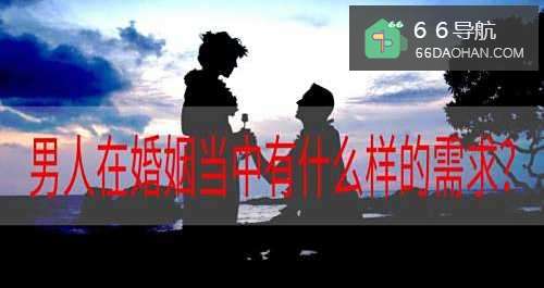 男人在婚姻当中有什么样的需求?