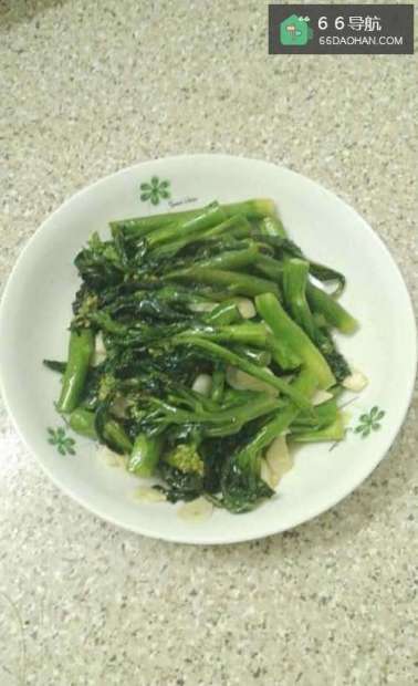 家常菜--蒜末菜心