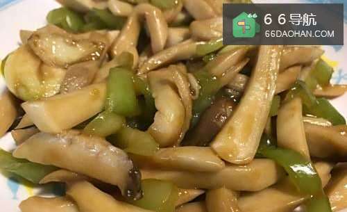 青椒蚝油炒杏鲍菇