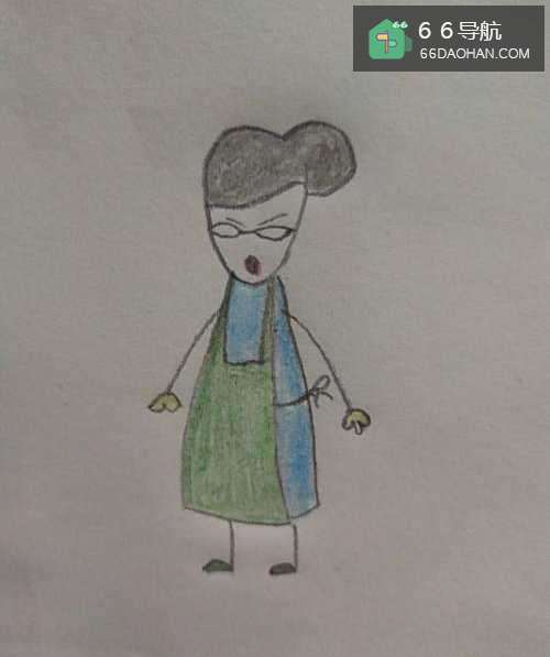 母亲节妈妈简笔画