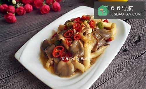 辣椒炒平菇的做法