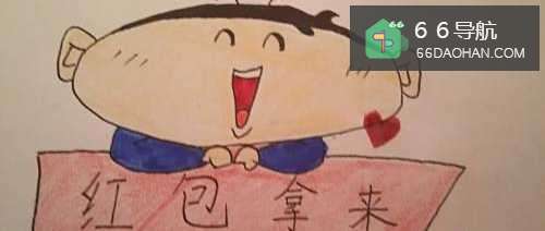 #过年#教孩子们画桂宝