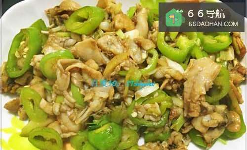 家常菜系葱椒牛蛙