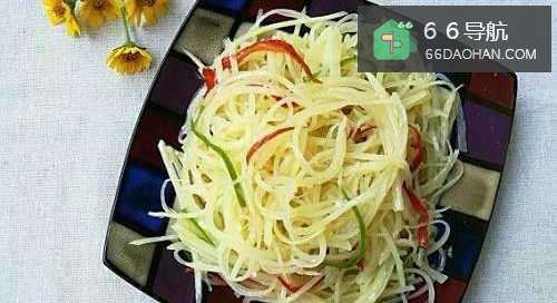 简单易学的酸辣土豆丝的家常做法