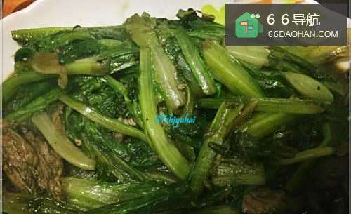 家常菜系生菜油麦菜混合炒肉