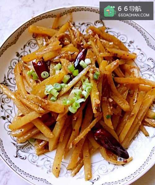 家常菜,酸辣土豆丝