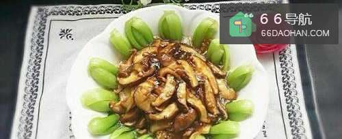 简单易学的蚝汁香菇油菜的家常做法