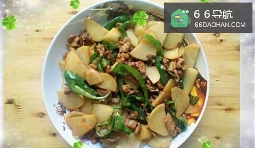 超简单家常菜之土豆片炒肉