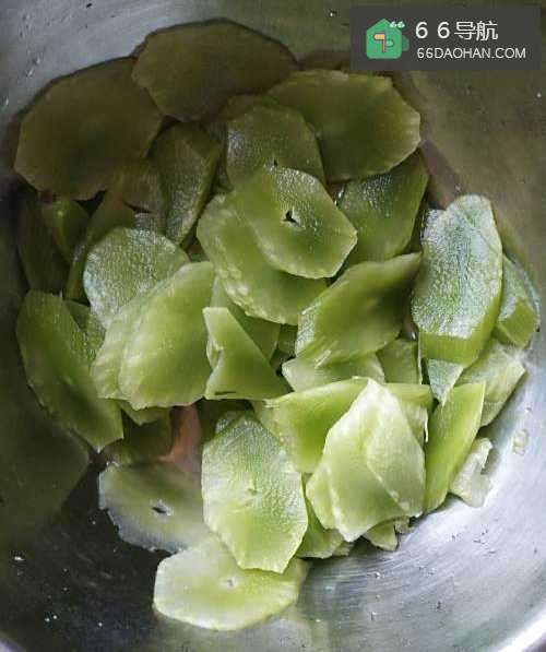 家常菜--莴苣炒肉片