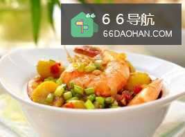 鲜虾烧板栗的做法