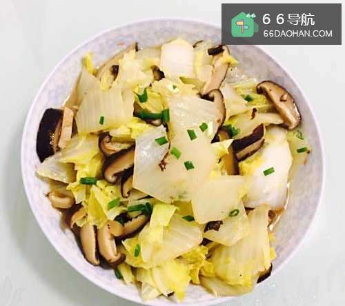 醋溜香菇大白菜的家常做法——小白学做菜!