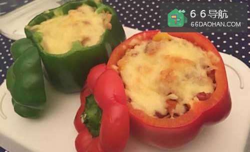 彩椒焗饭的家常做法