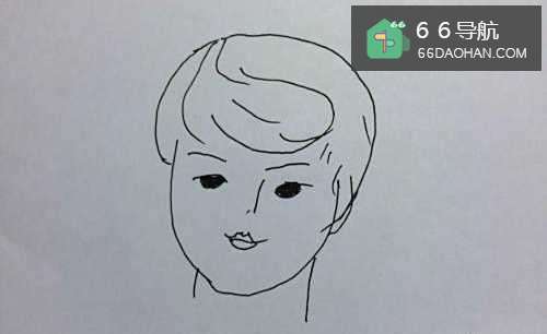 怎样画哥哥头像