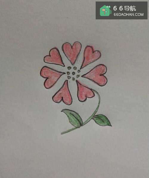 母亲节简笔画花儿