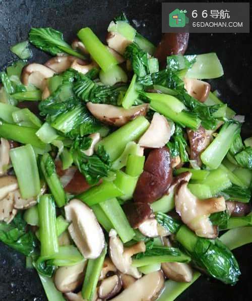 鲜香菇和油菜怎么炒才清香