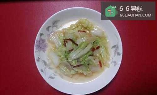 炒白菜的家常做法