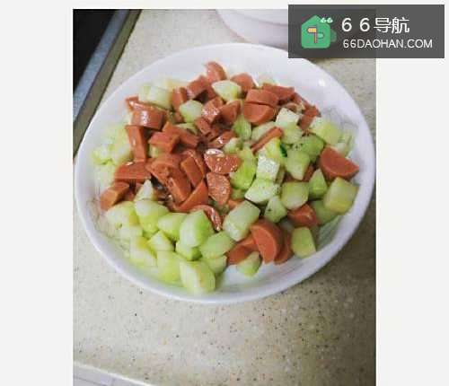 家常菜:黄瓜炒火腿