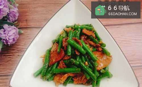肉片炒豇豆的家常做法