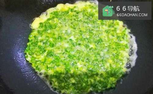 韭菜煎鸡蛋的做法