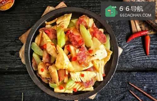 【网红冬笋莴苣炒腊肠】教程