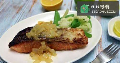橙汁鲑鱼排的做法
