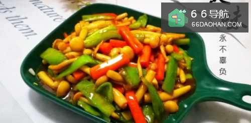 家常小炒白玉菇