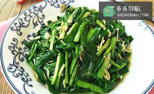 “尝春”鲜菜佳品--炒韭菜虾皮