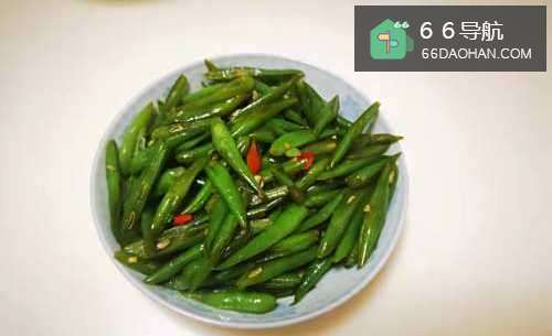 家常菜爽口的清炒四季豆
